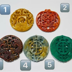 Pendentif Amulette en Jade