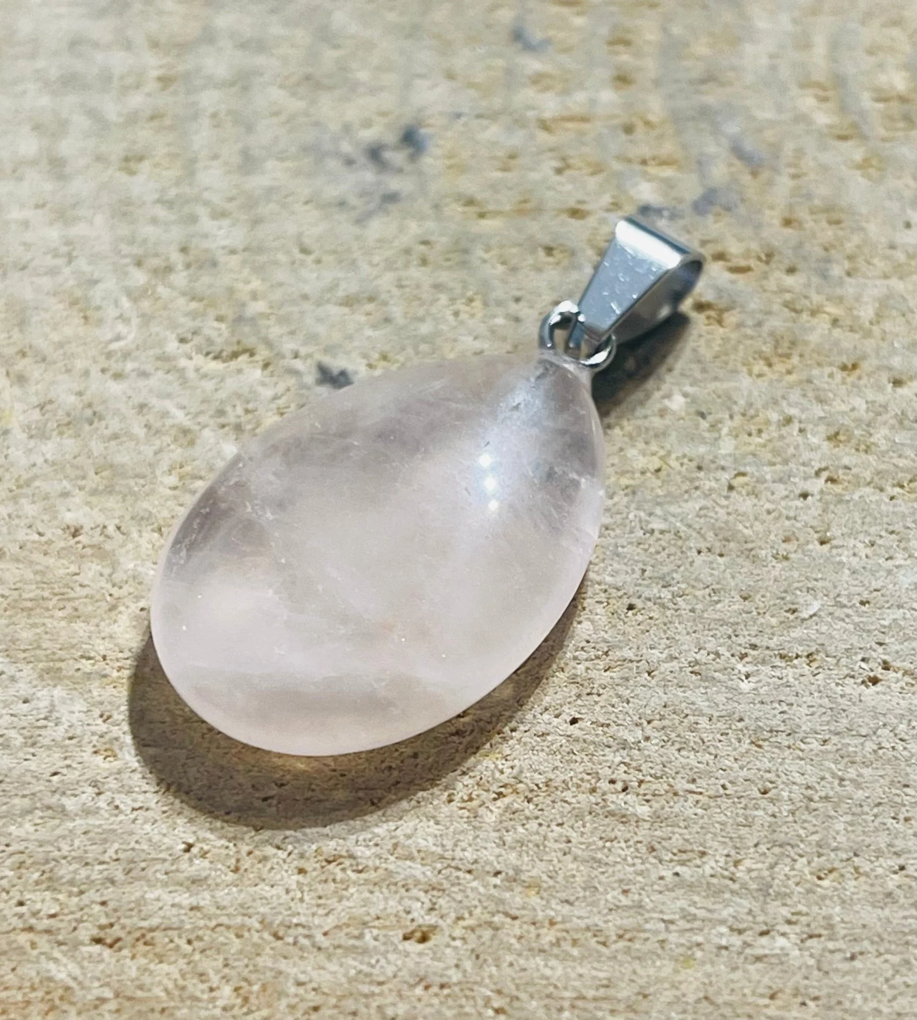 Pendentif en Quartz rose – Image 4