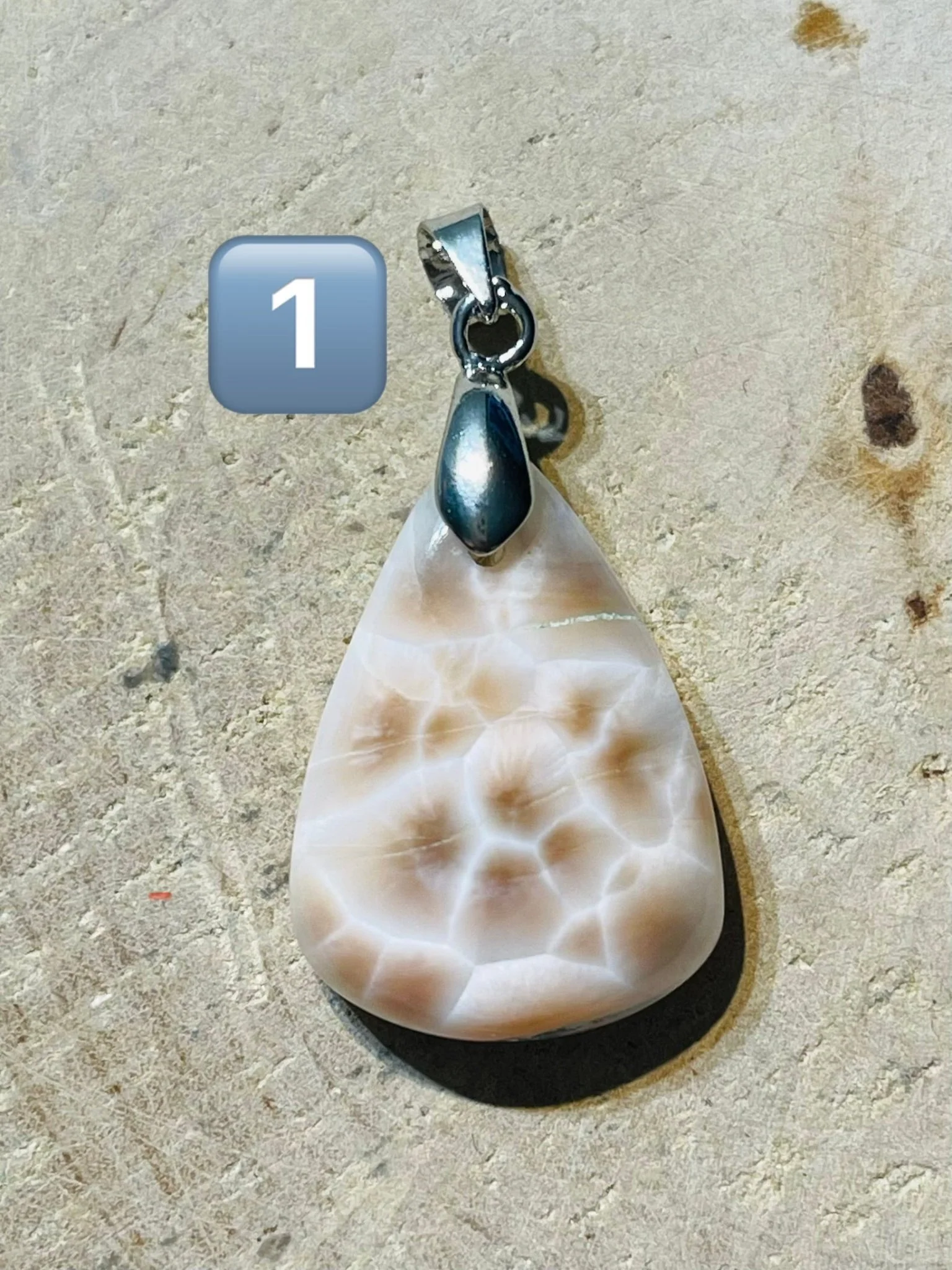 Pendentif en Thomsonite au choix – Image 3