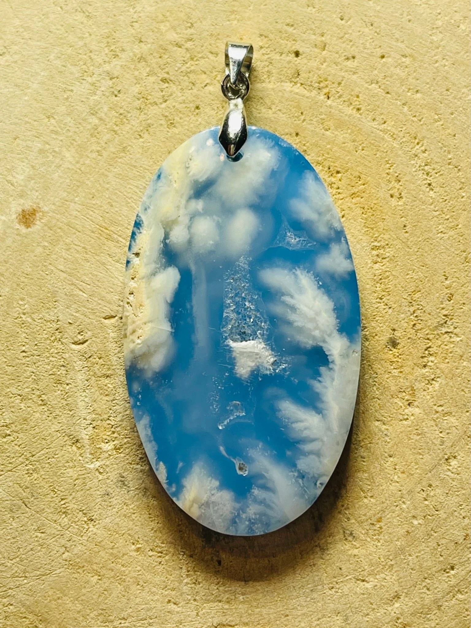 Pendentifs en Agate Plume au choix (2) – Image 4