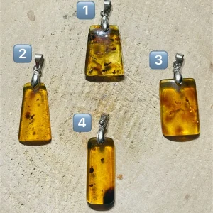 Pendentifs en Ambre au choix (2)