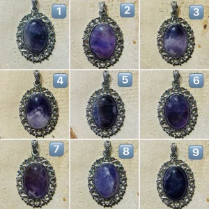 Pendentifs en Améthyste au choix (2)