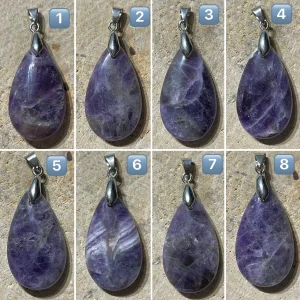 Pendentifs en Améthyste au choix (2)