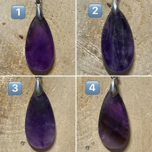Pendentifs en Améthyste au choix (3)