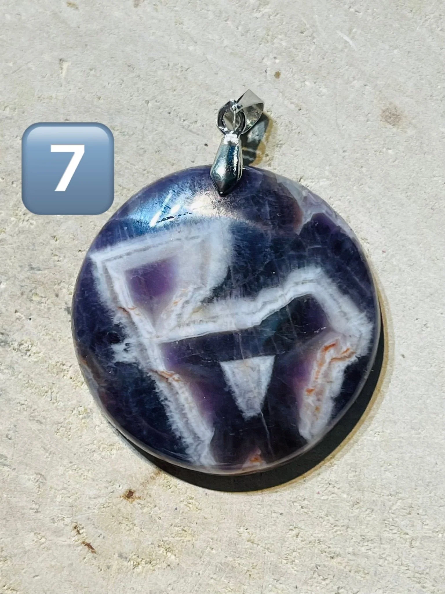 Pendentifs en Améthyste chevron au choix – Image 9