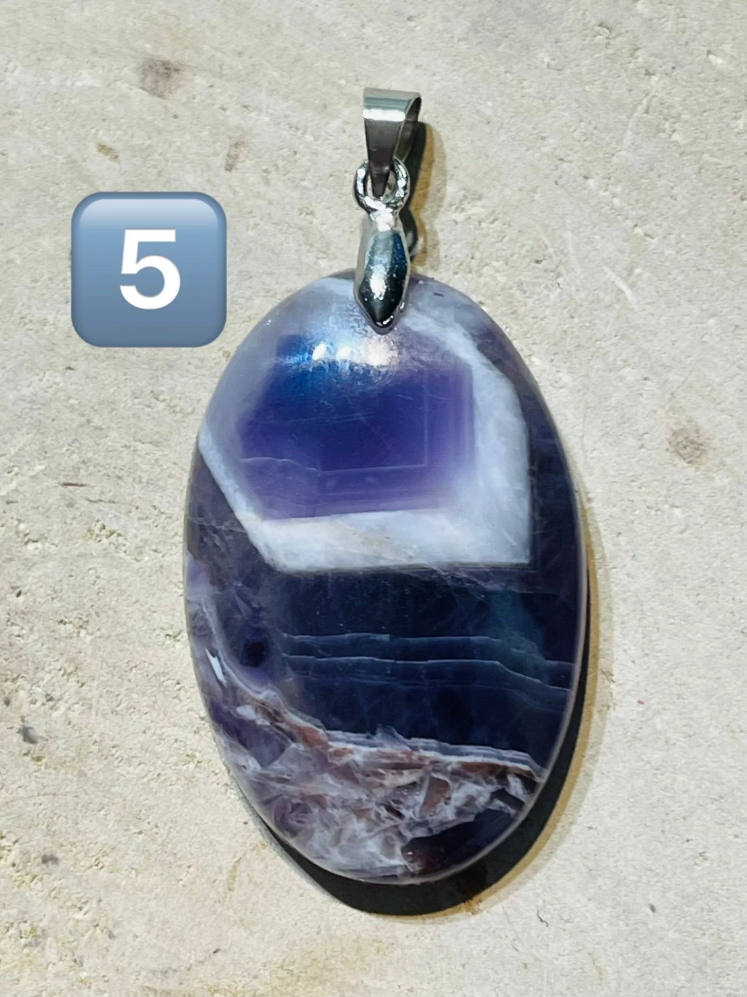 Pendentifs en Améthyste chevron au choix – Image 7