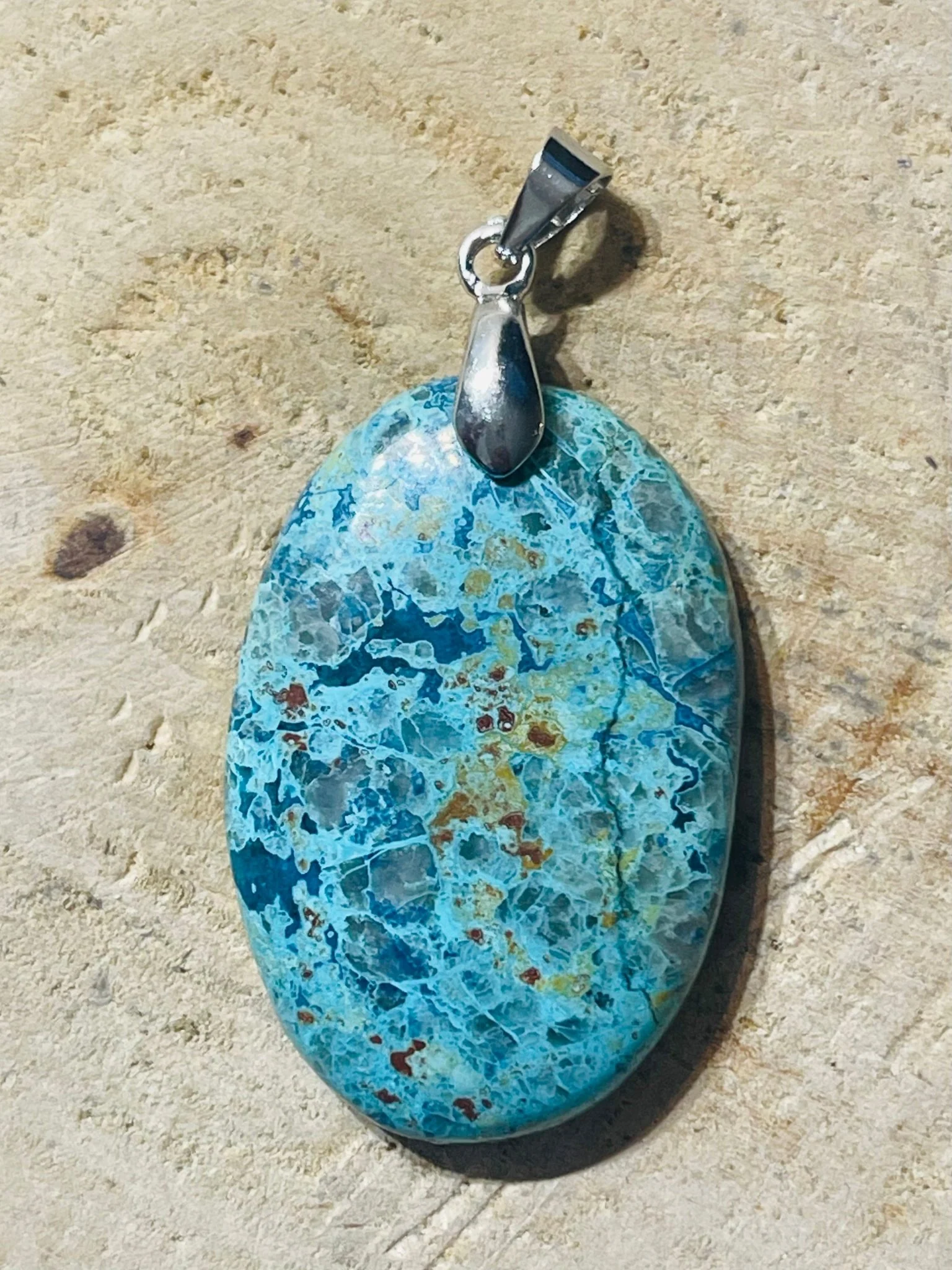 Pendentifs en Chrysocolle de Tanzanie au choix – Image 6