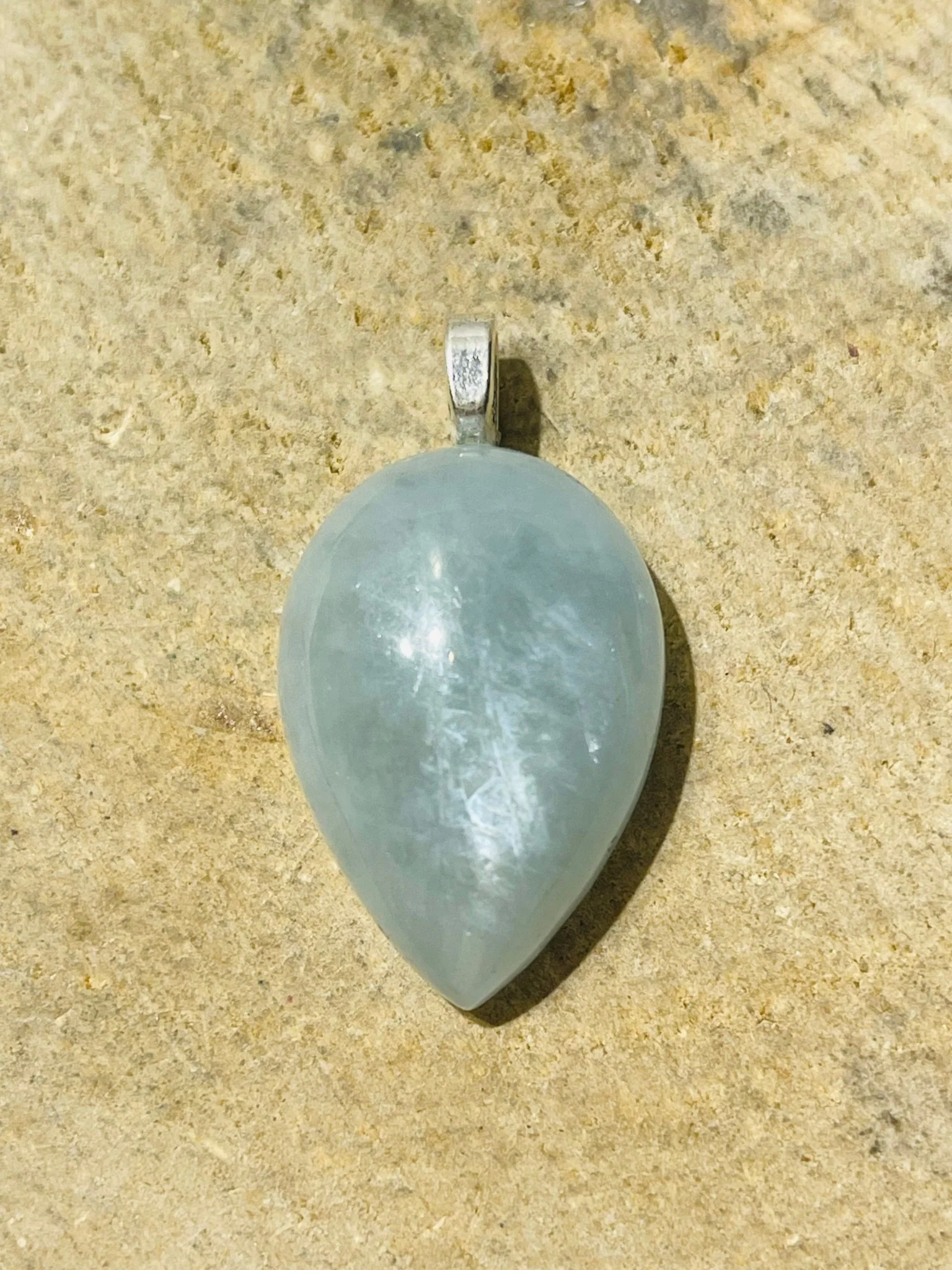 Pendentifs en pierre naturelle Aigue marine au choix (4) – Image 8