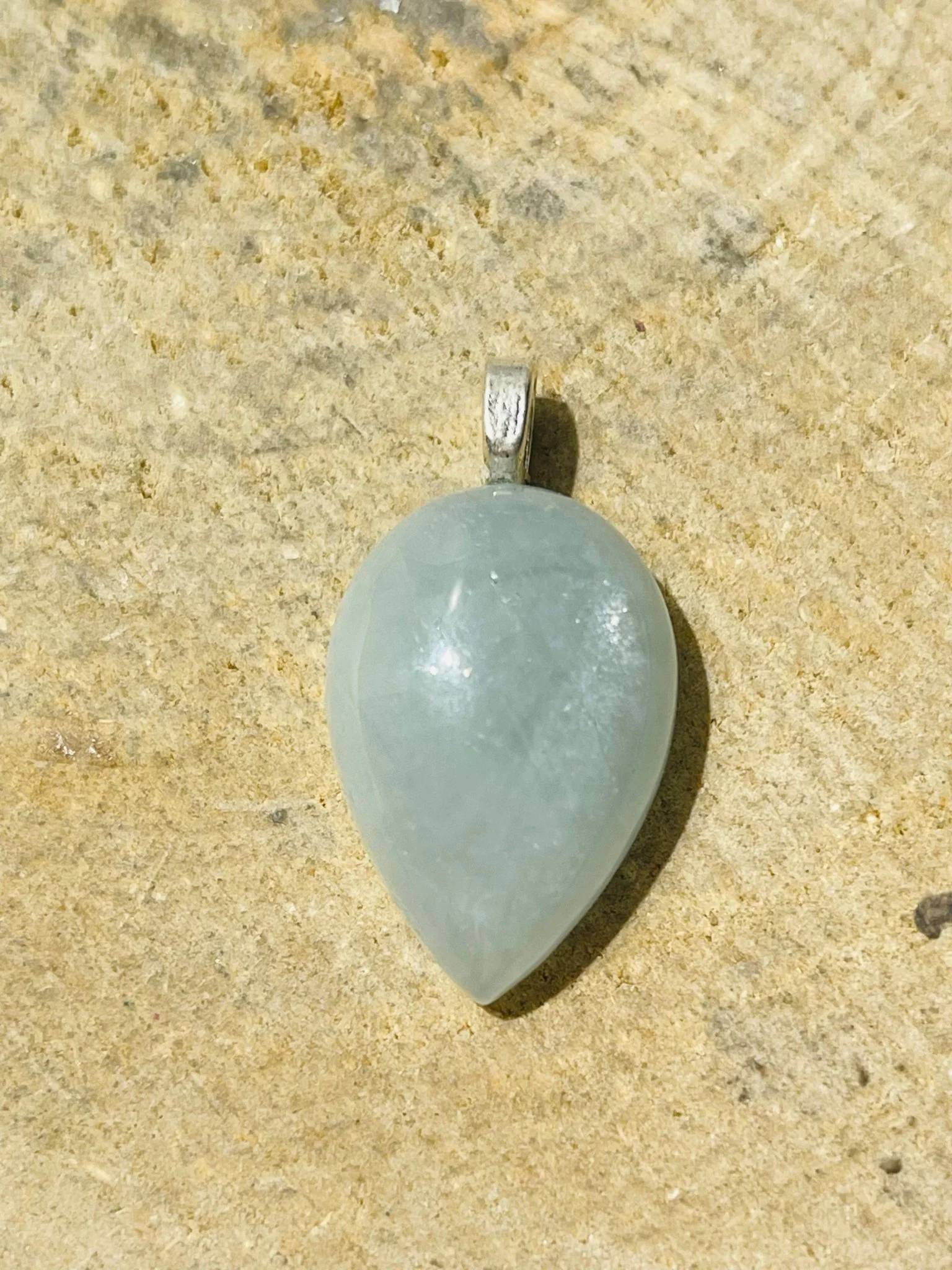 Pendentifs en pierre naturelle Aigue marine au choix (4) – Image 7