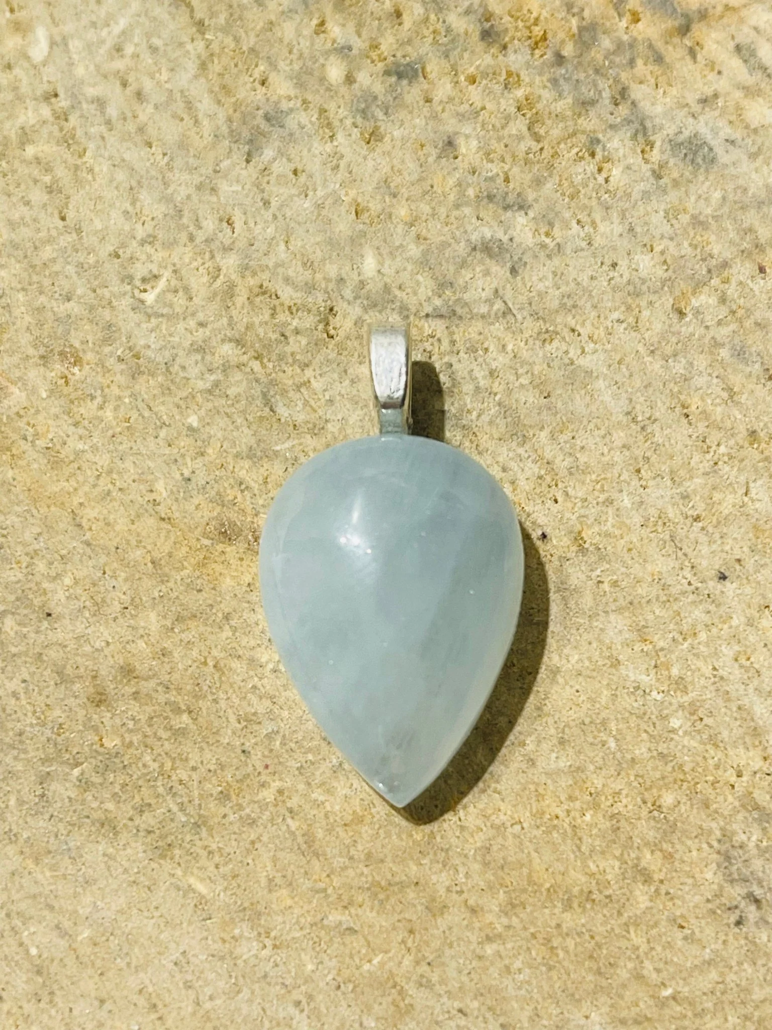 Pendentifs en pierre naturelle Aigue marine au choix (4) – Image 6