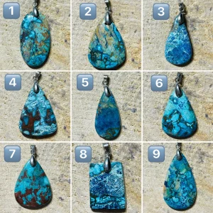 Pendentifs en Shattuckite au choix (2)