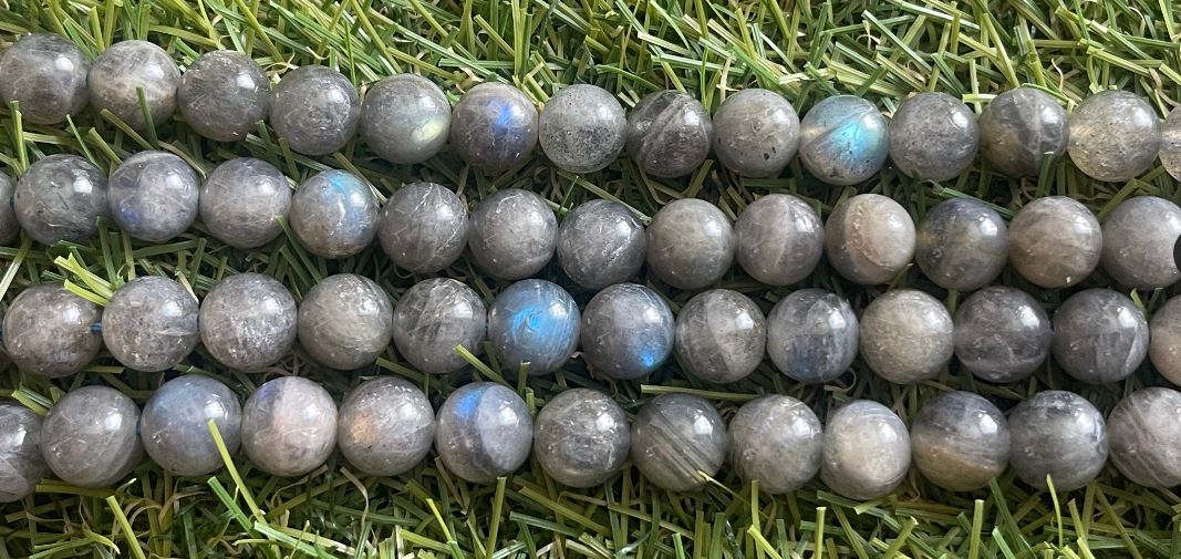 Perles en pierre naturelle en Labradorite en 6 mm – Image 2