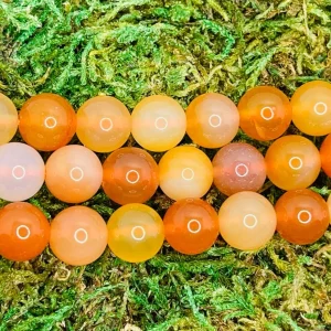 Perles en pierre naturelle en Multi Cornaline en 4 mm