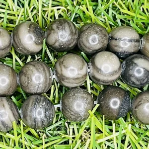 Perles naturelles pierre de dentelle en Bois en 6 mm