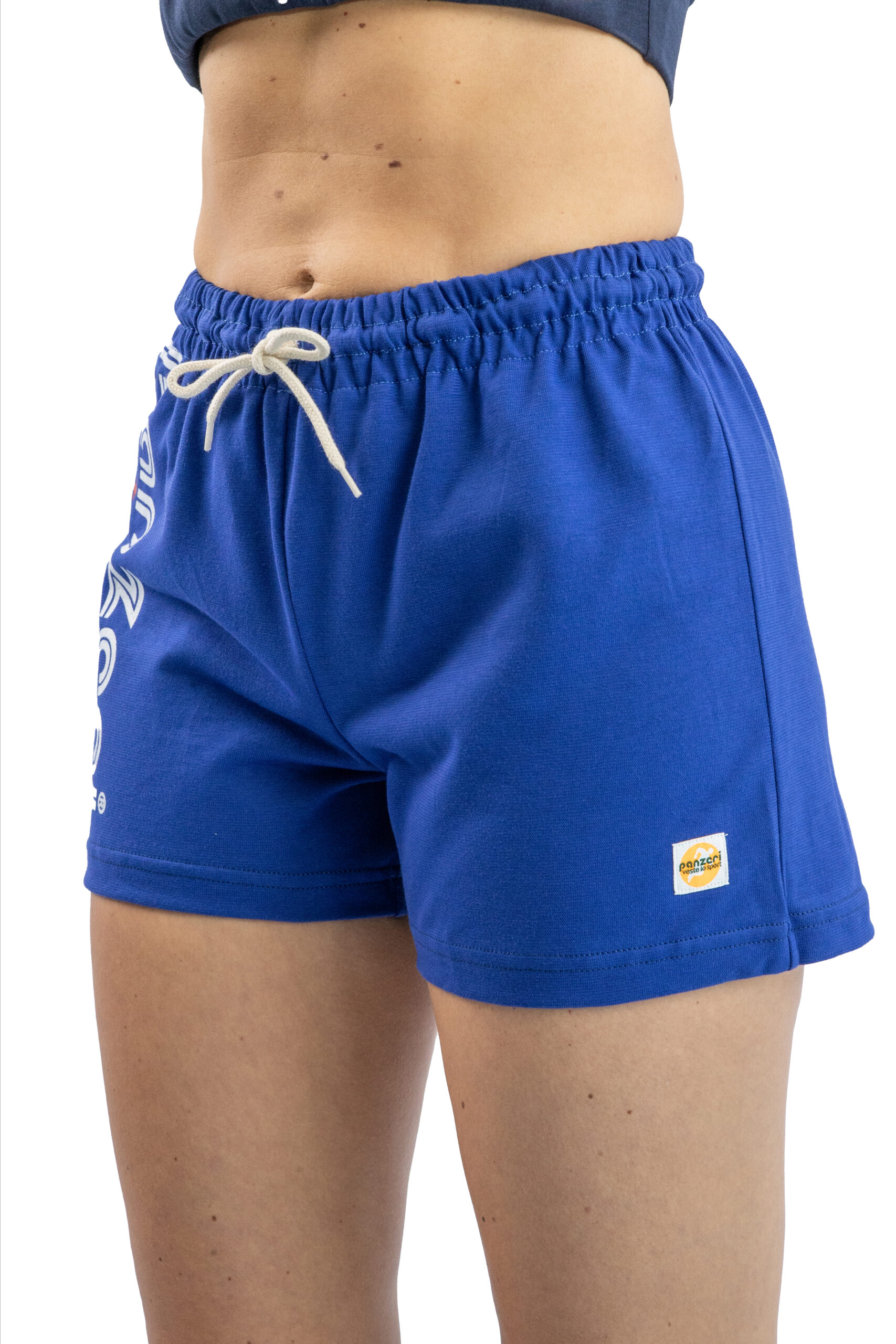 Short Femme – Uni A – Bleu France / Blanc Rouge – Image 3