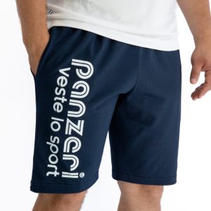 Bermuda Homme – Park B – Bleu Marine / Blanc