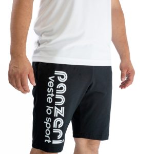 Bermuda Homme – Park B – Noir / Blanc